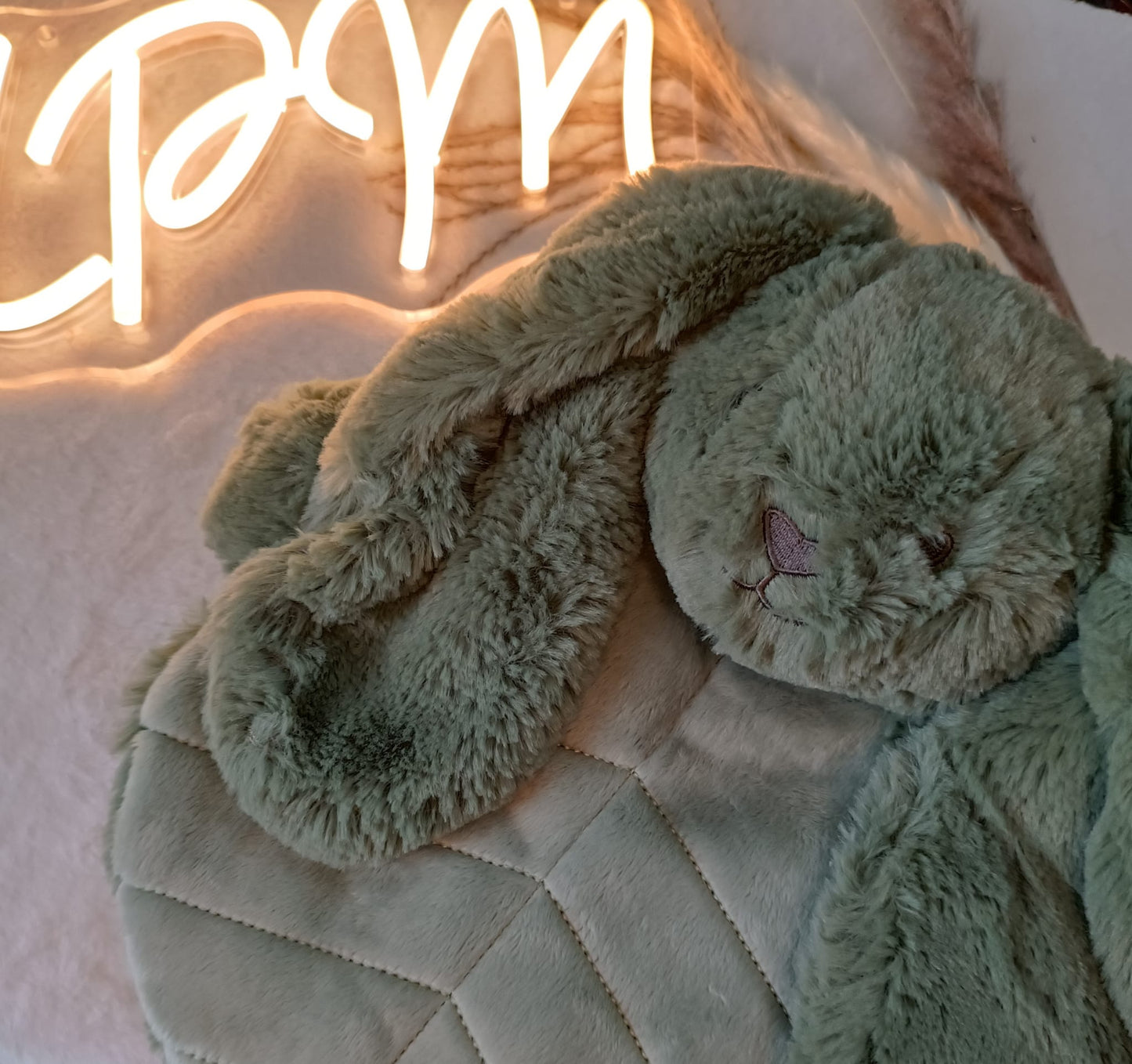 Peluche Lapin Feuille Sauge